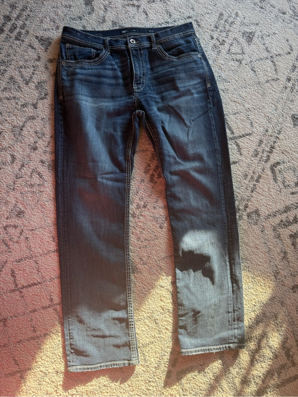 BKE Men's Dark Wash Tyler Jeans